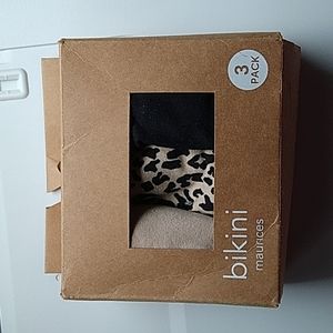 Matrices bikini 3 pack underwear. New never worn . Tan black and a cheetah print